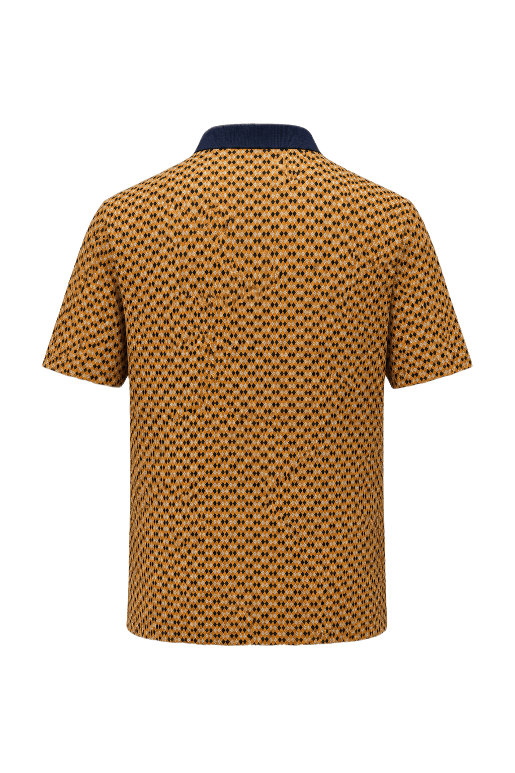 1980s Yellow Cotton Polo - Back View