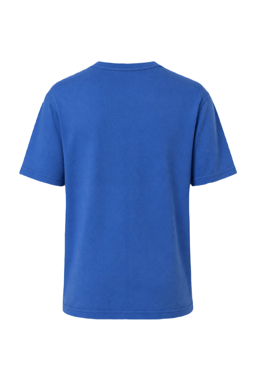 1990s Blue Cotton T-Shirt - Back View