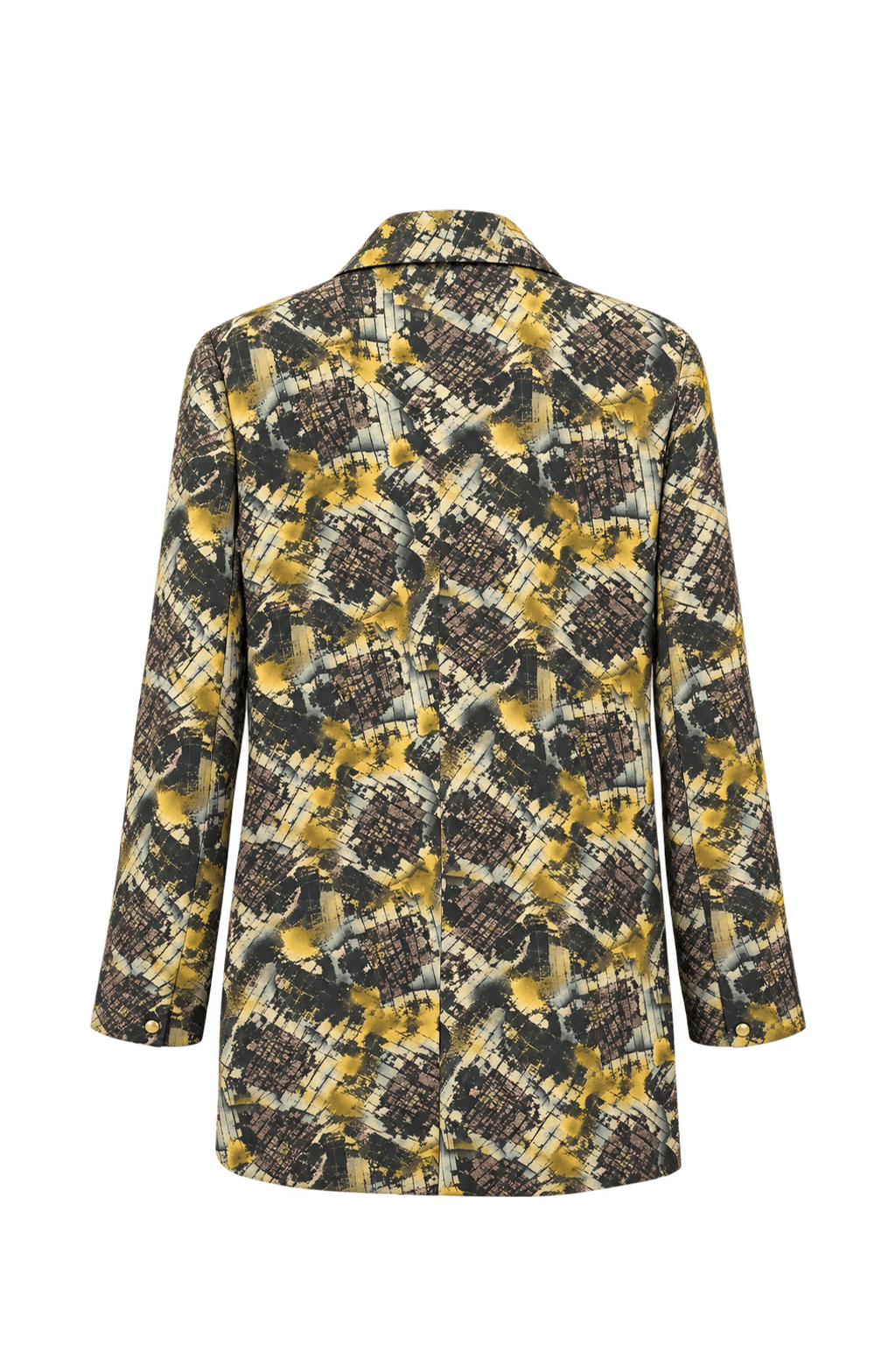 1980s Multi-color Polyester Jacket - Back View
