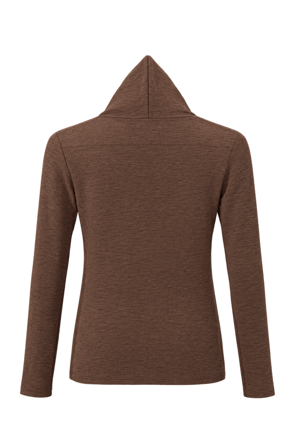 1990s Brown Cotton Blend Sweater - Back View