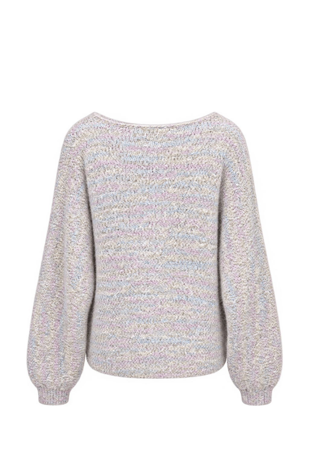 1980s Multicolor Wool Sweater - Back View