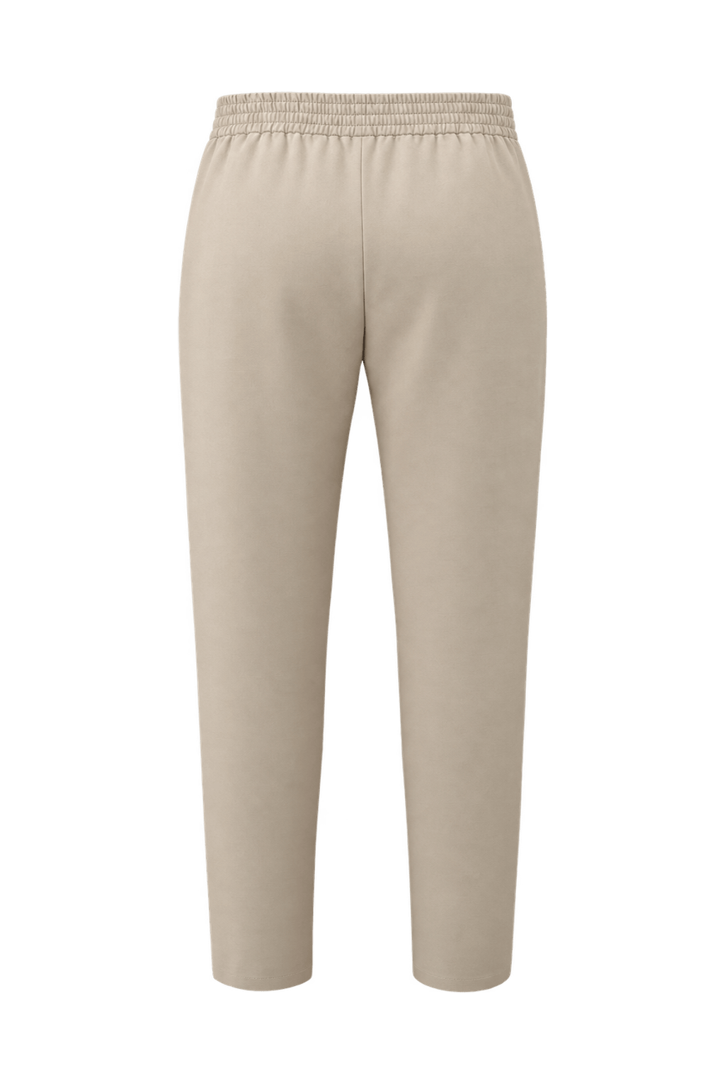 1970s Cream Wool Blend Trousers - Back View