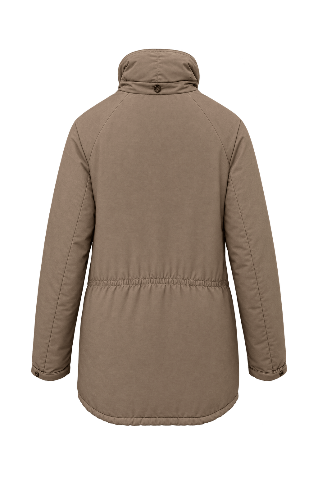 1980s Beige Cotton Jacket - Back View