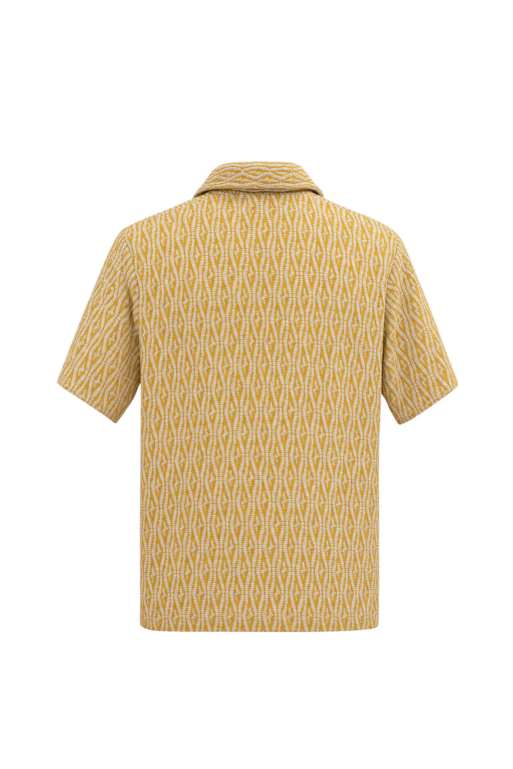 1960s Yellow Cotton Polo - Back View