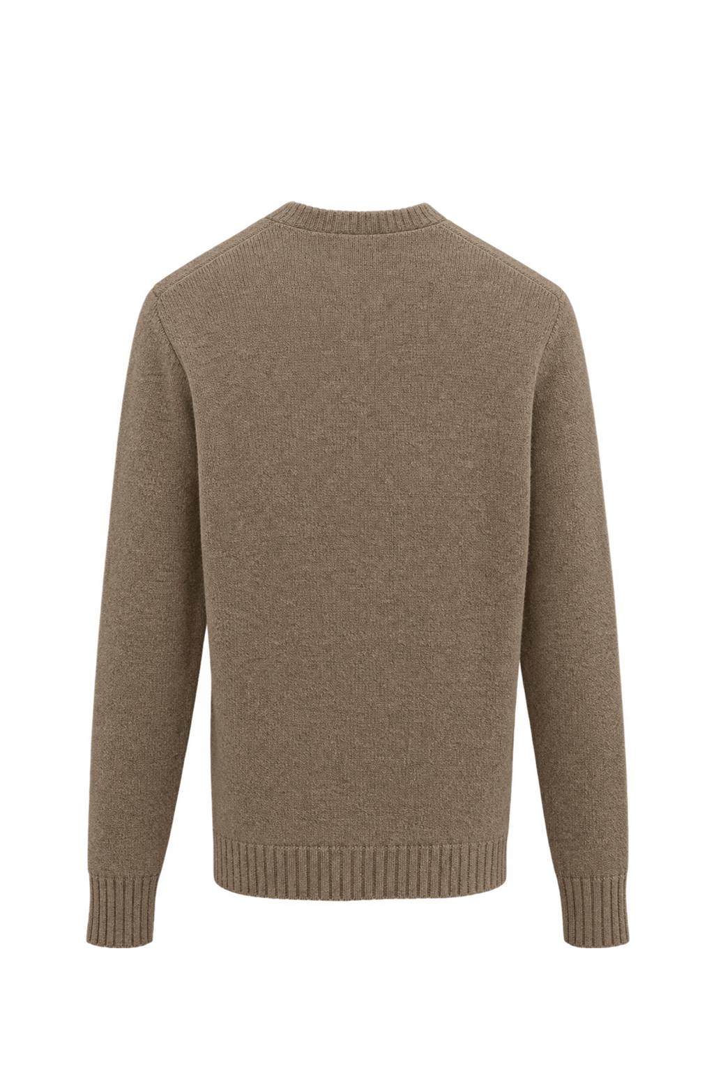 1960s Beige Wool Cardigan - Back View