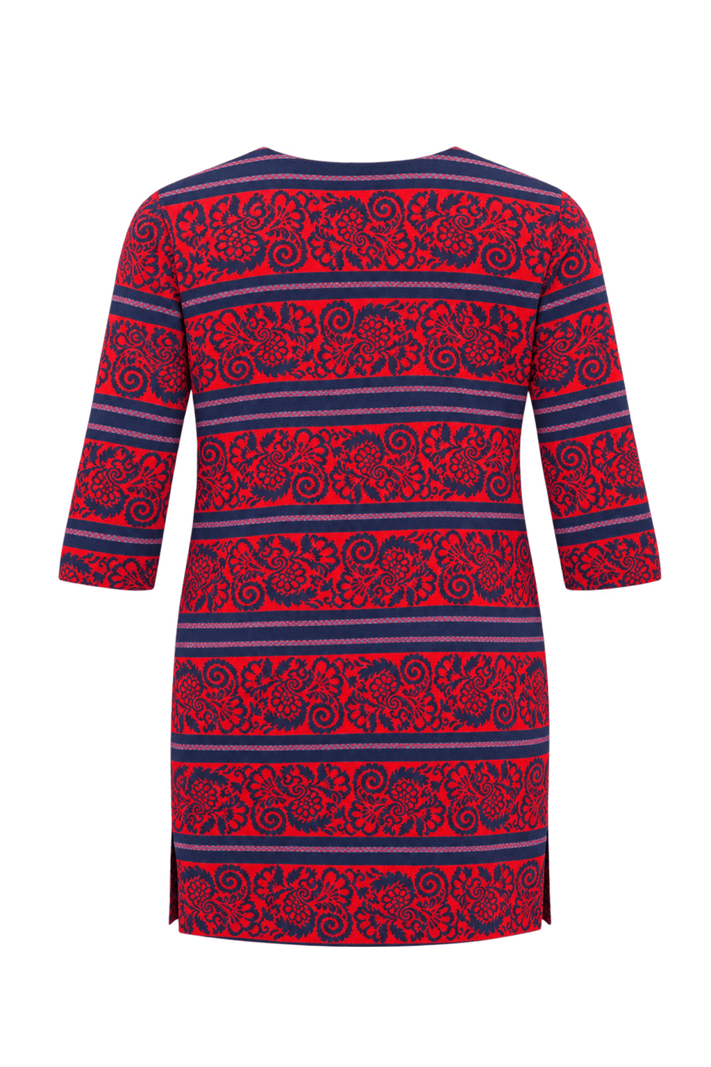 1980s Red Knit Mini Dress - Back View