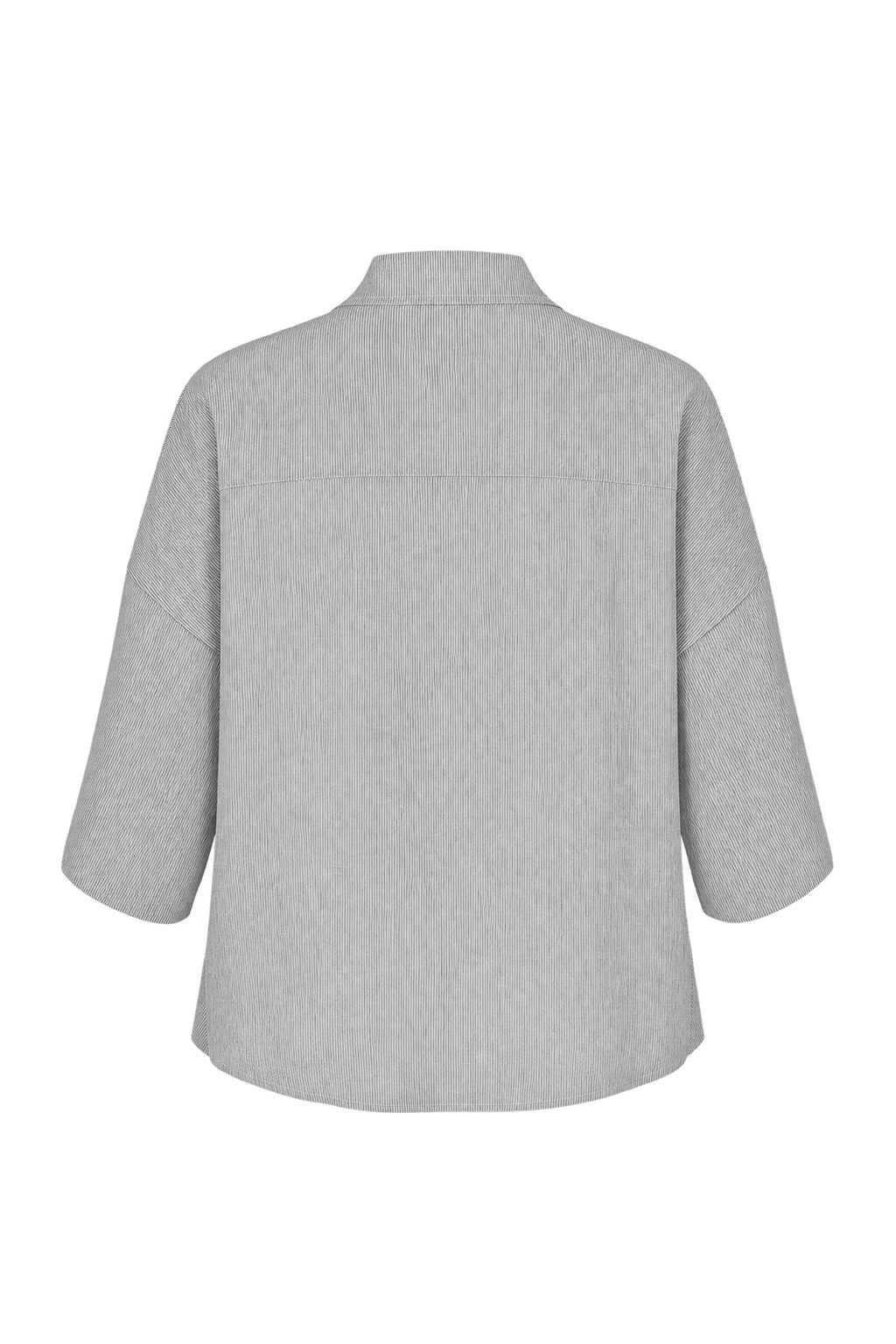 1990s Cream White Woven Blouse - Back View