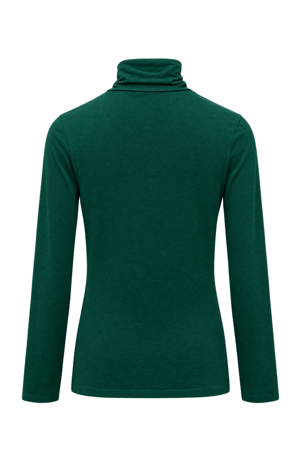 1960s Forest Green Knit Shirt - Back View