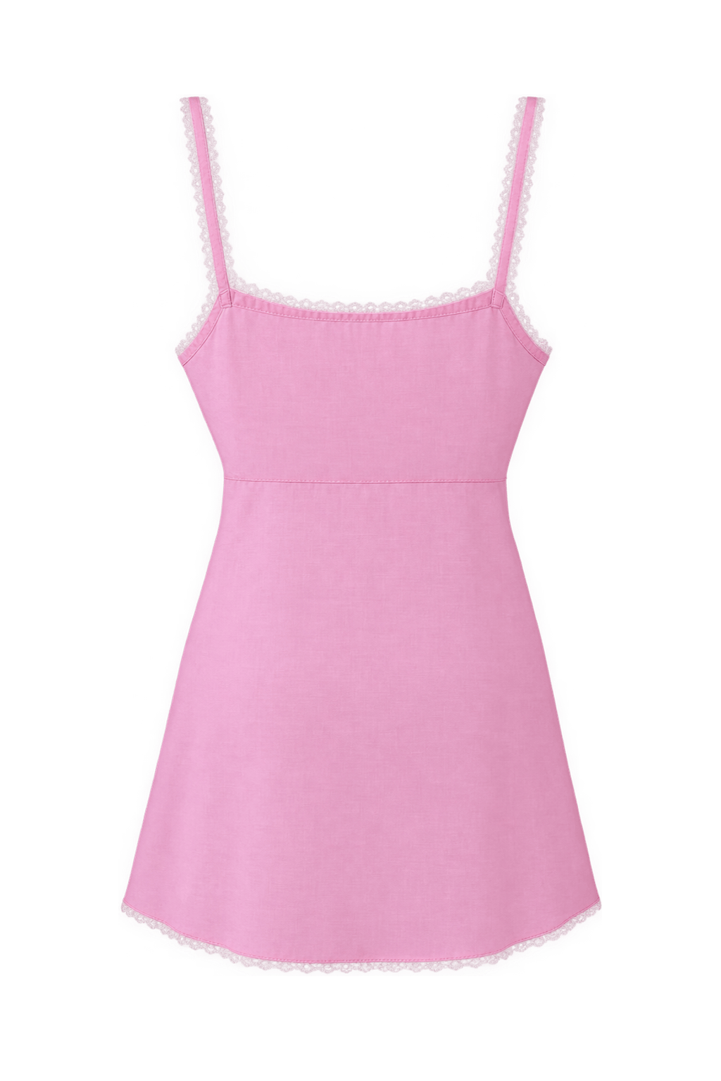 1950s Light Pink Sheer Camisole - Back View