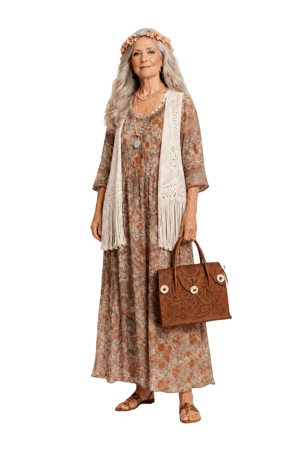 1980s Brown Leather Bag - Model