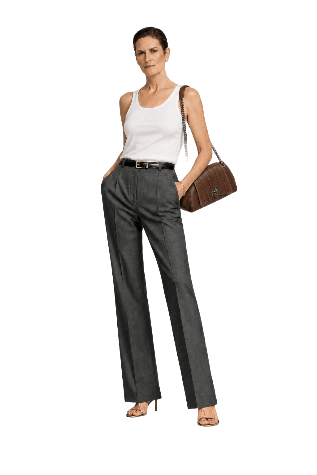 1980s Brown Leather Bag - Model