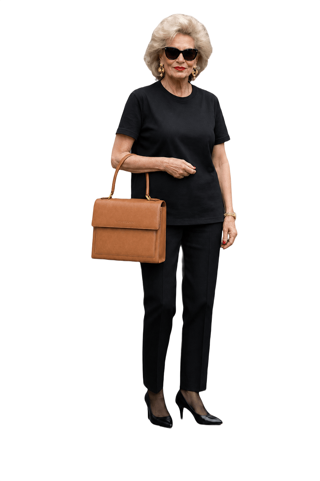 1980s Tan Leather Bag - Model