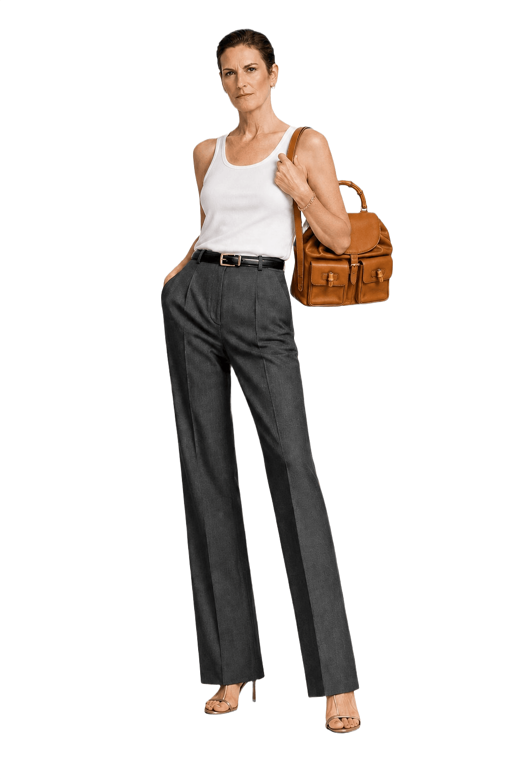 1990s Tan Leather Bag - Model