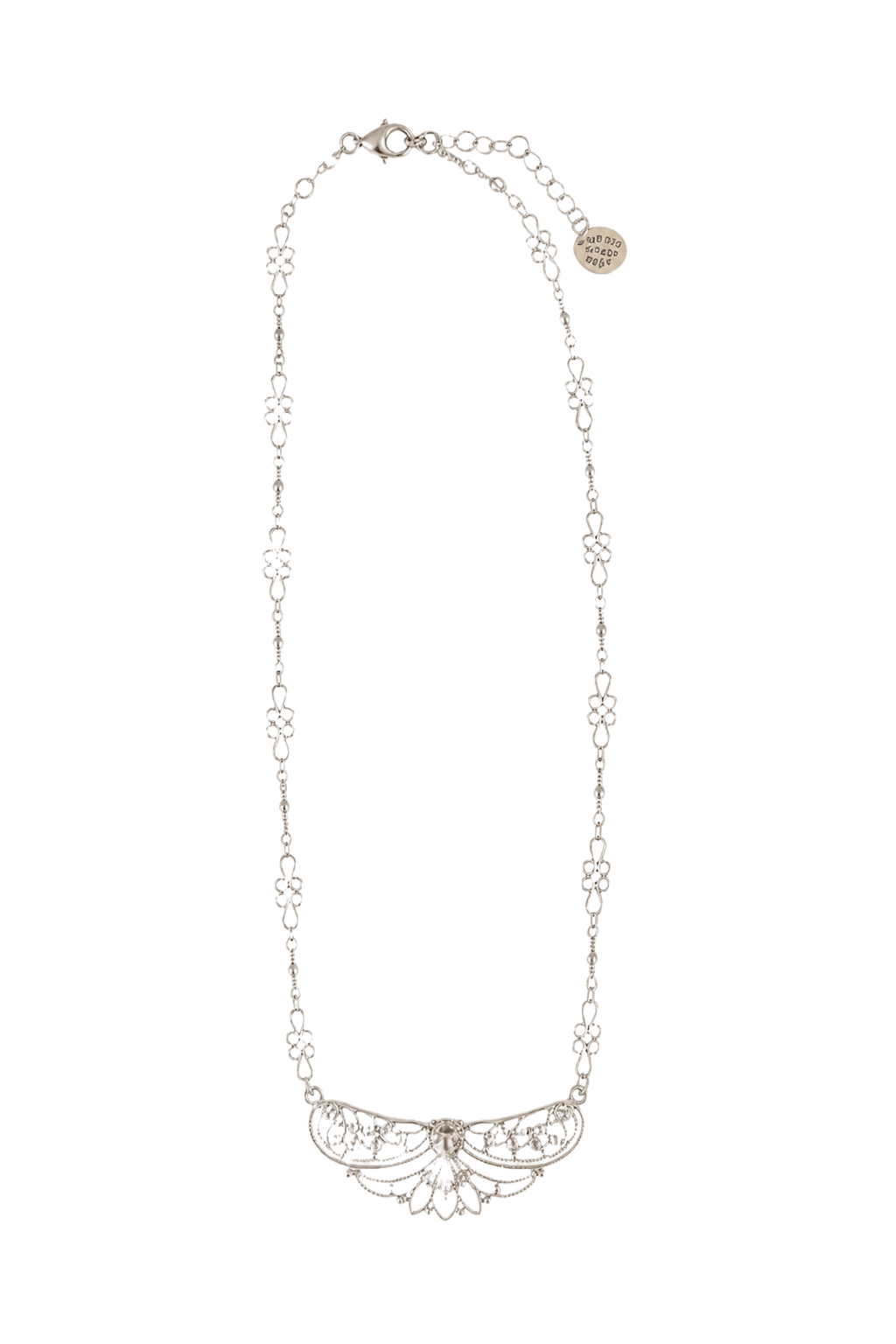 1930s Silver Metal Necklace - Model