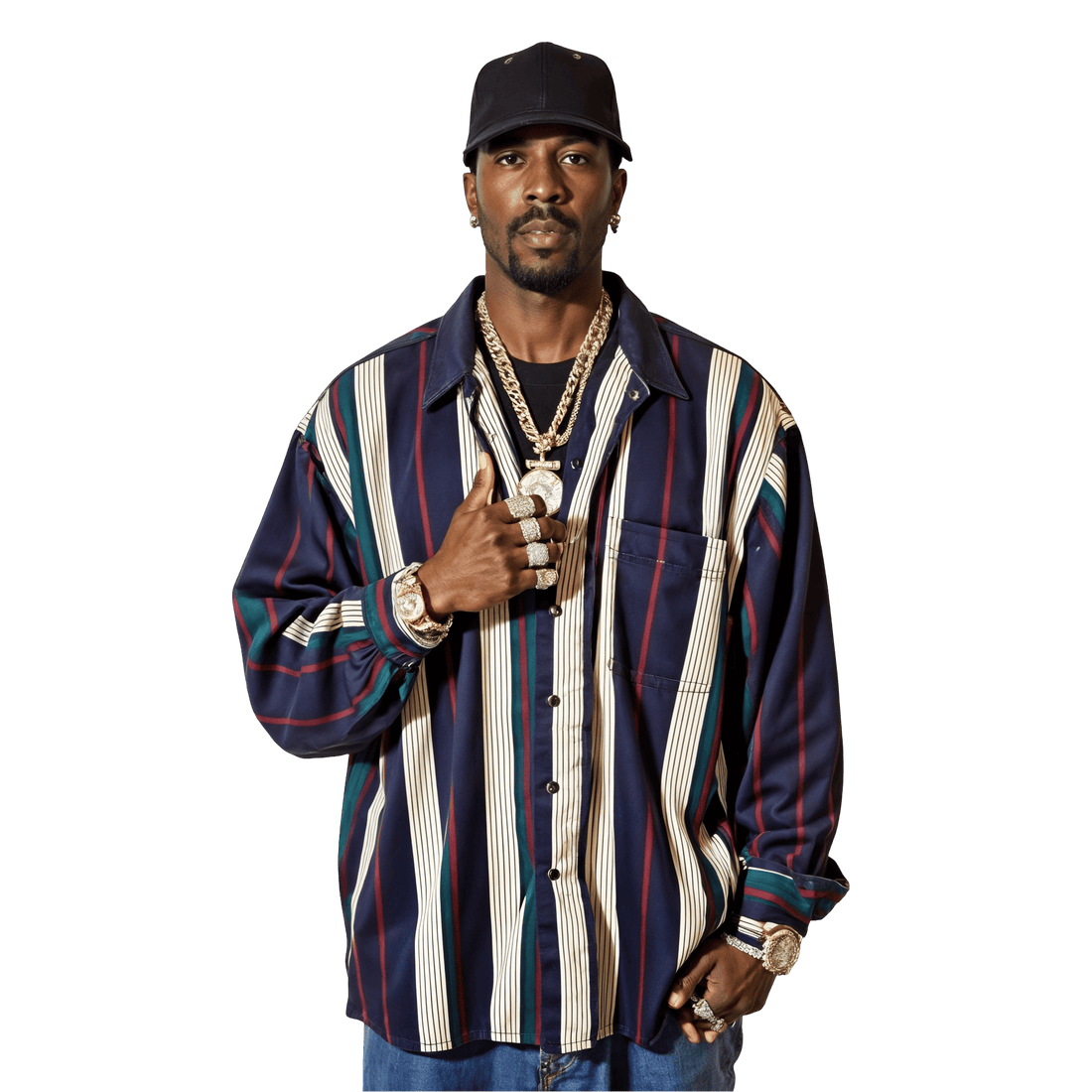 Studio Stripe Button-Up