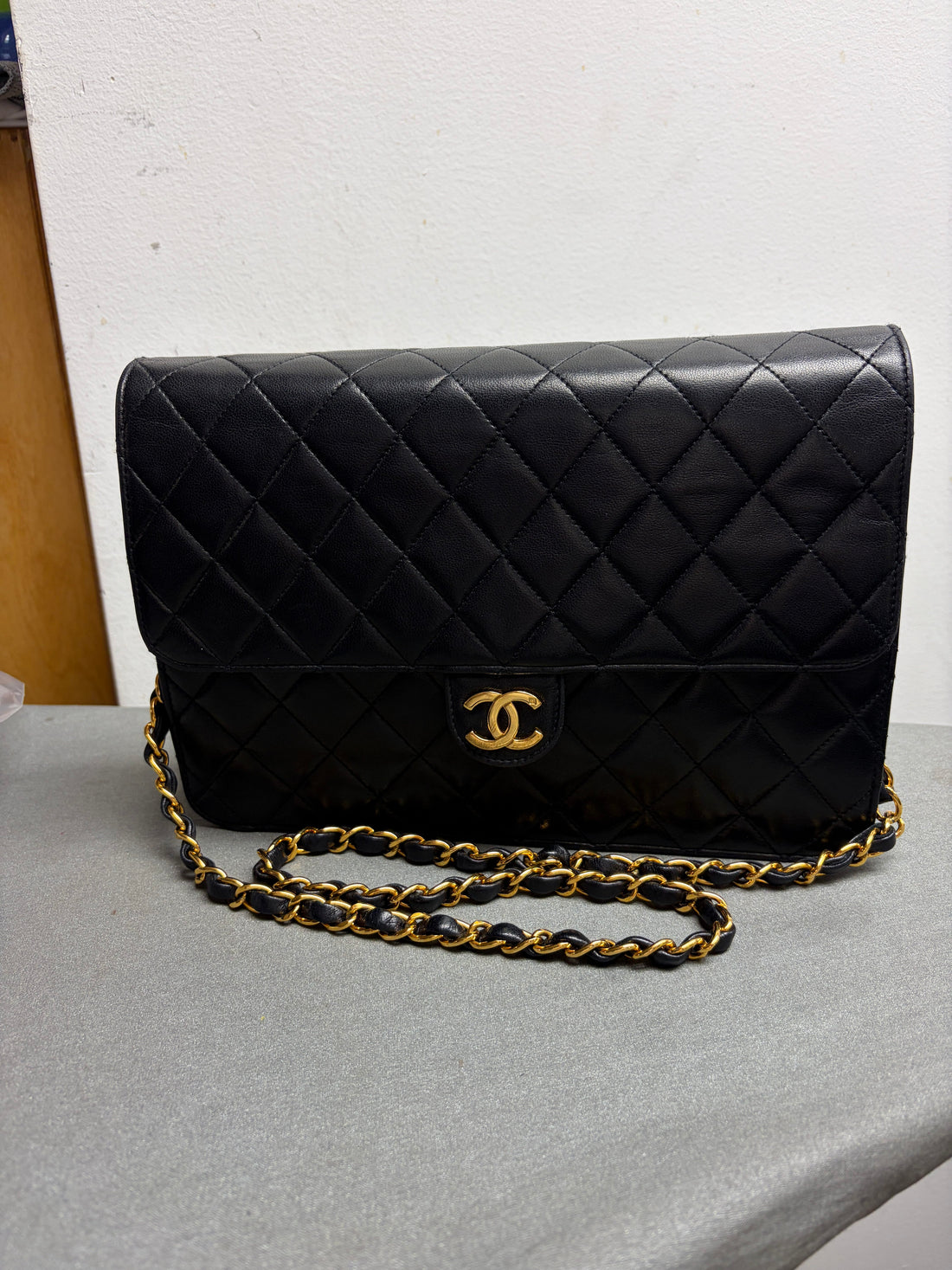 Black Chanel Leather Bag