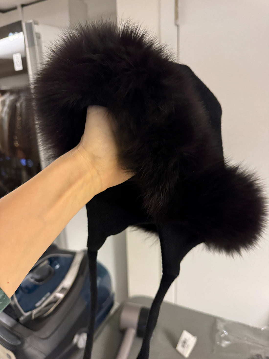 80s Mink Black Hat