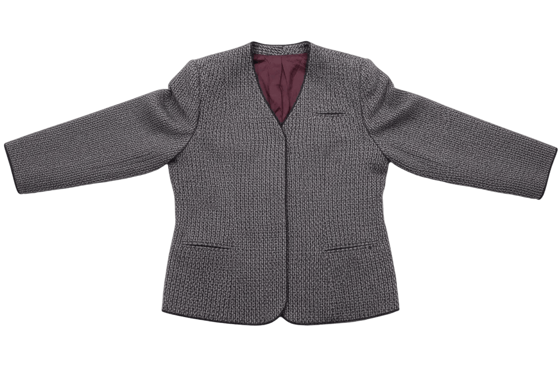 70s Tweed Structured Blazer