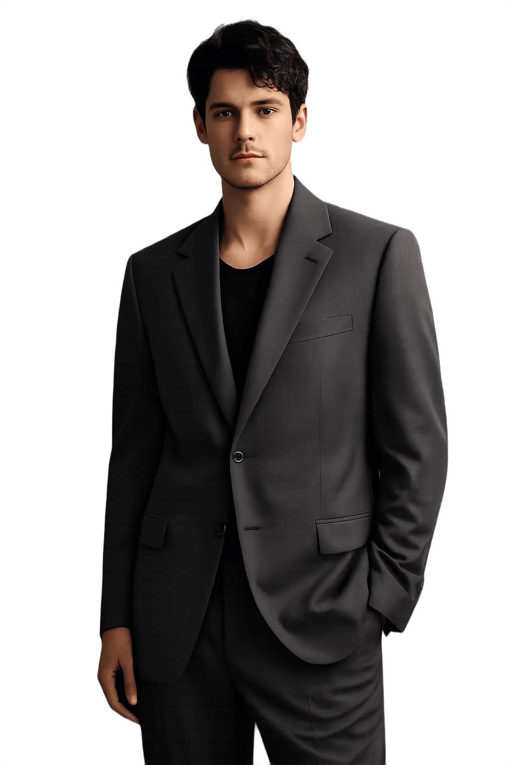 Brioni Charcoal Gray Blazer - Men's Formal size 44 - Model