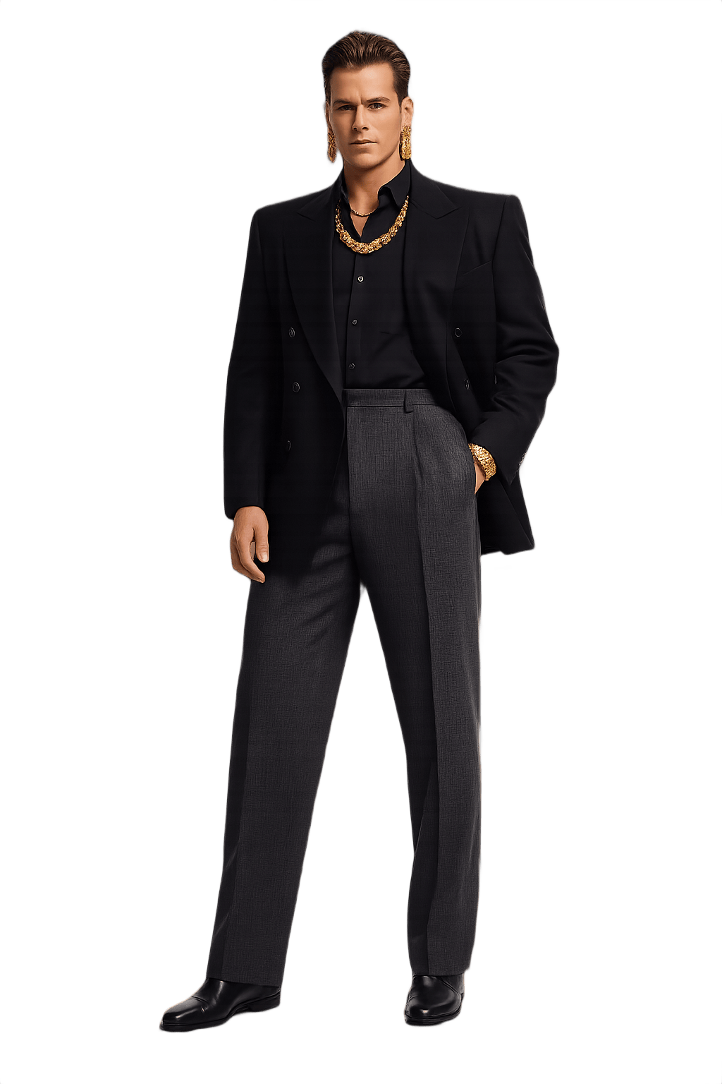 Dior 80s Pleated Trousers - Model
