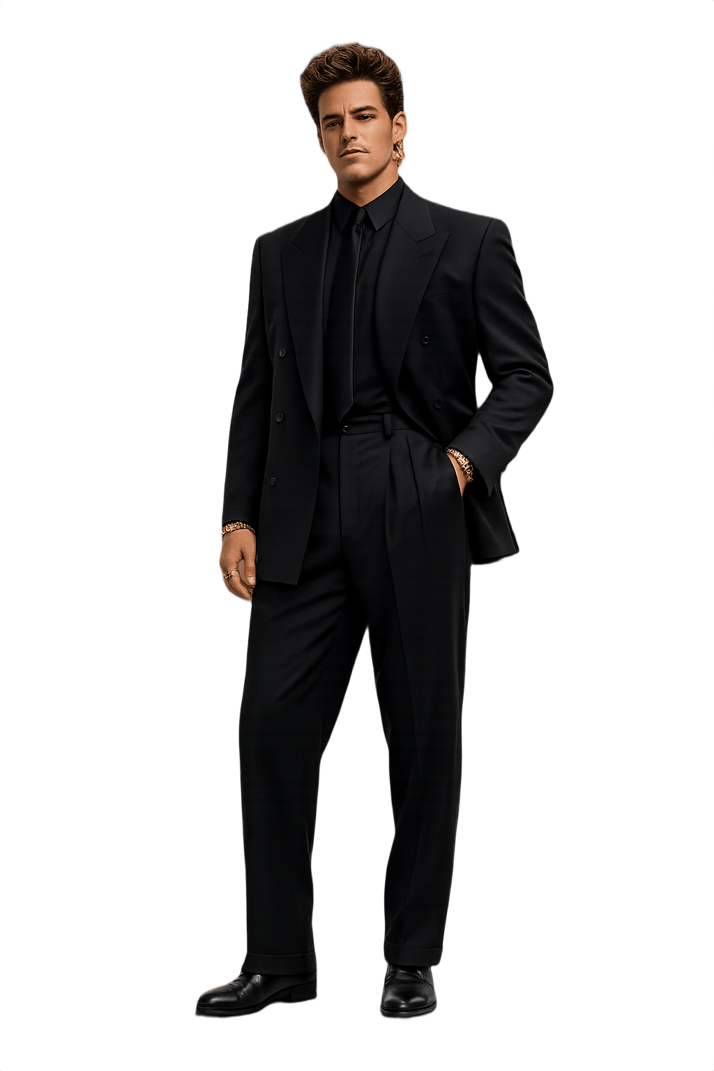80s YSL High-Waisted Trousers - Model