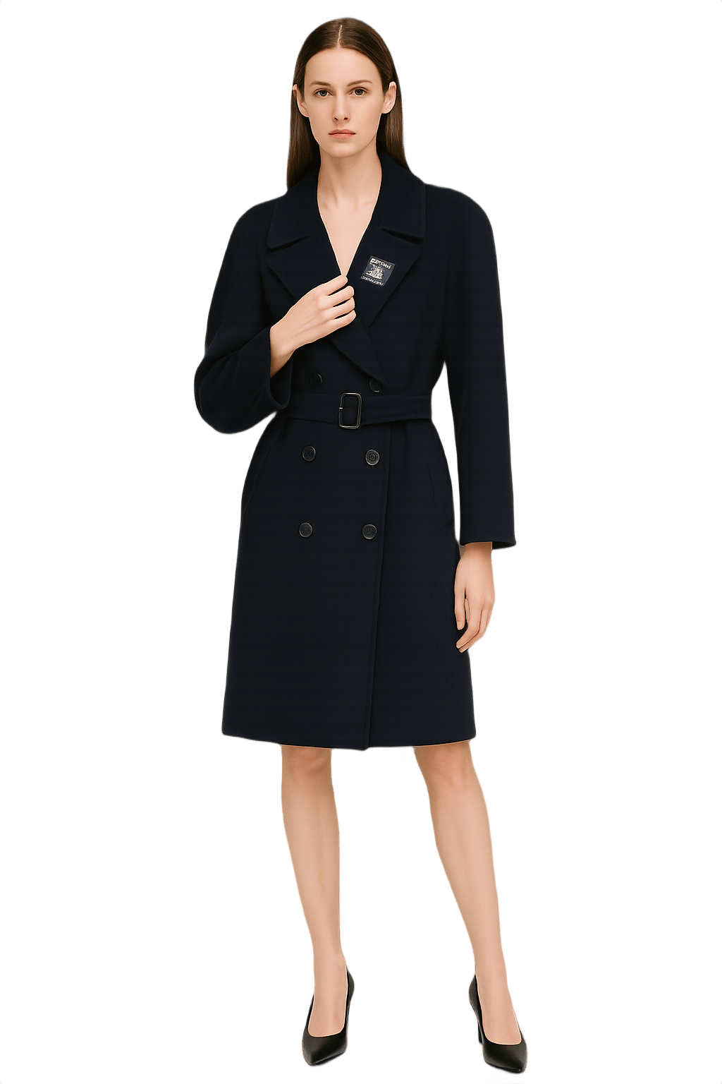 90s Classic Burberrys Wool Coat - Model