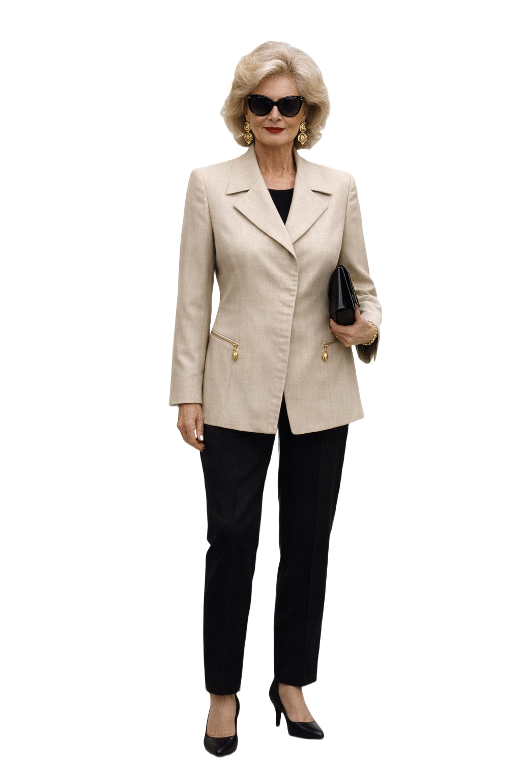 80s Christian Dior Cream Wool Blazer