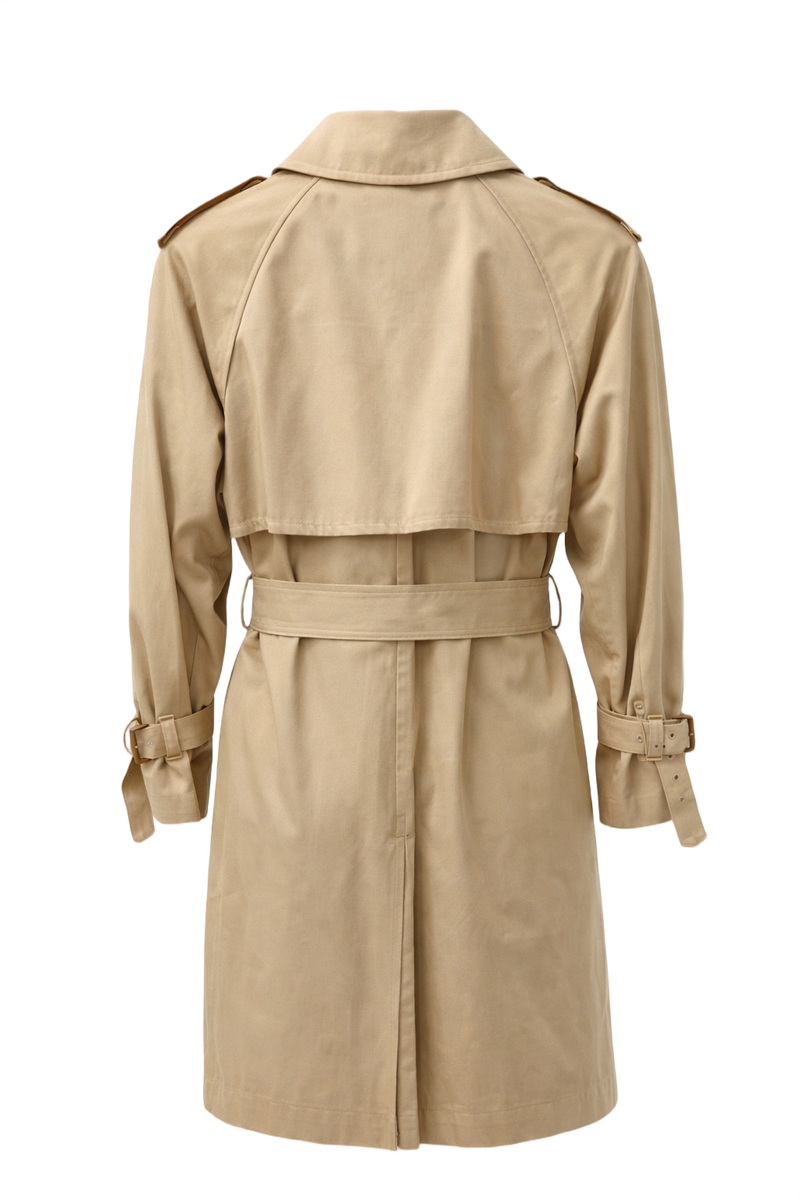 80s Burberrys Trench Coat - Back View
