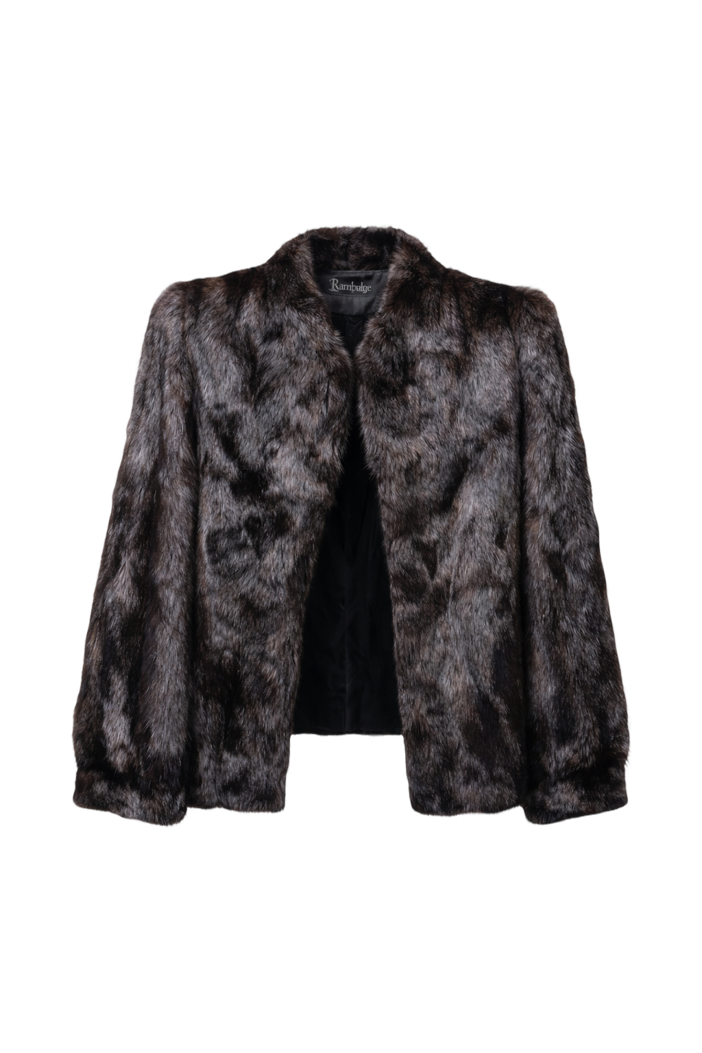 1980s Dark Brown Fur Coat - Front View