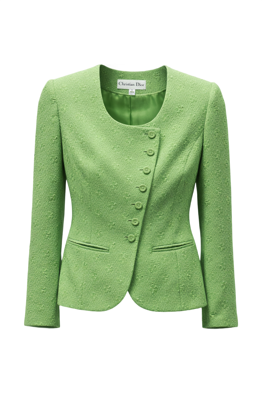 1980s Green Wool Blazer - Front View