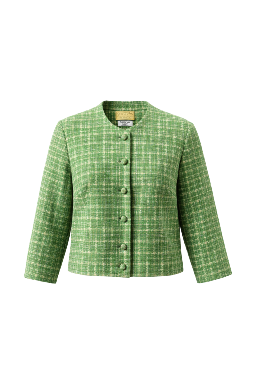 1960s Green Wool Jacket - Front View