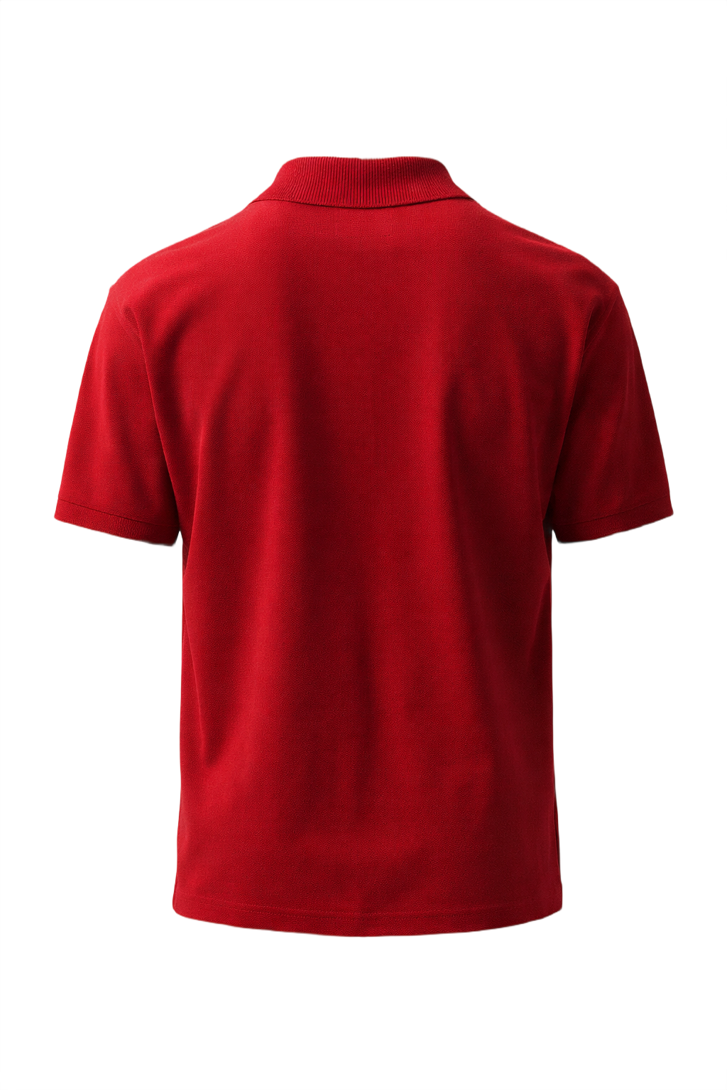 1960s Red Cotton Polo - Back View