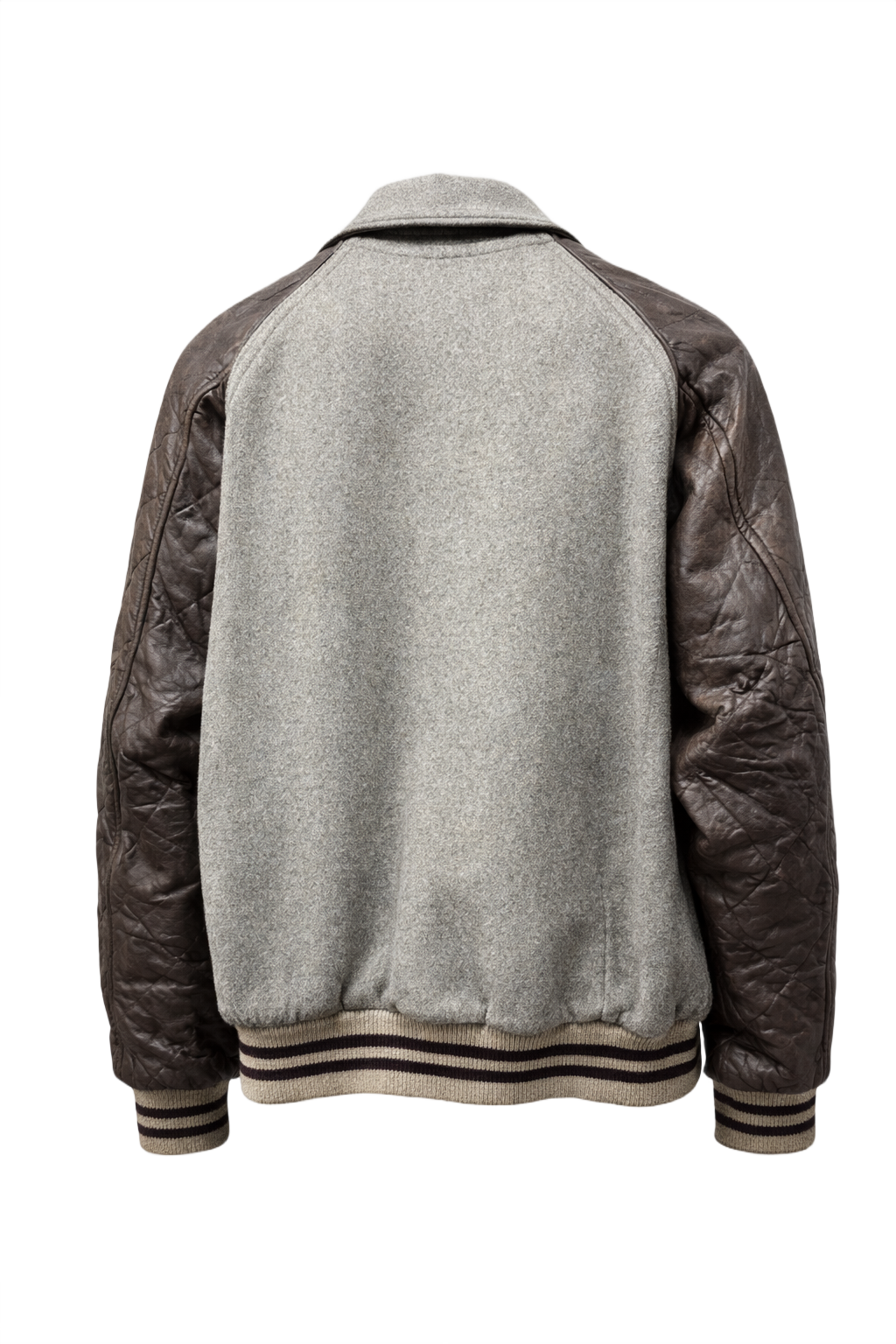 1960s Grey Wool Jacket - Back View