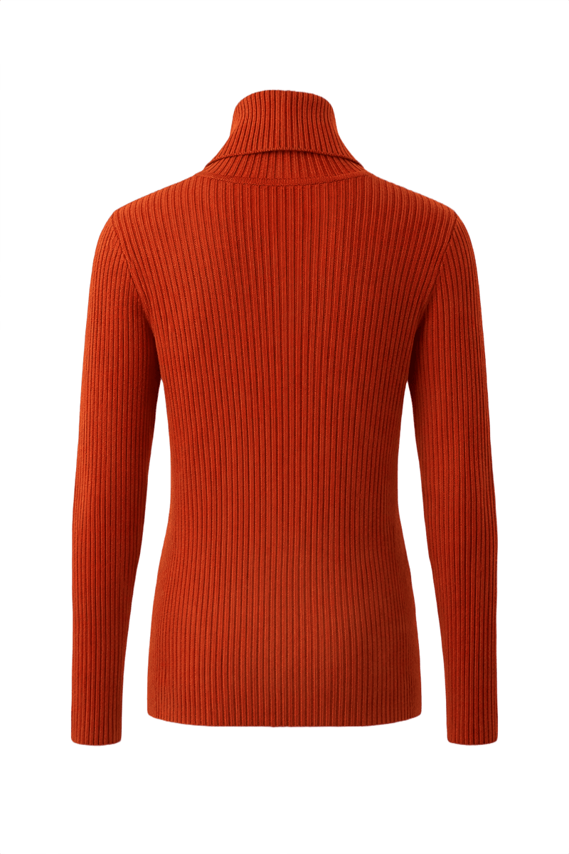 1960s Red Wool Sweater - Back View