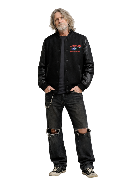 1990s Black Wool Jacket - Model