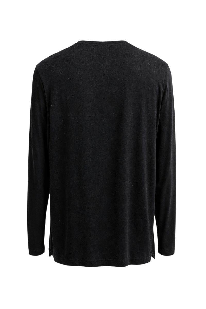 1990s Black Velvet Jacket - Back View