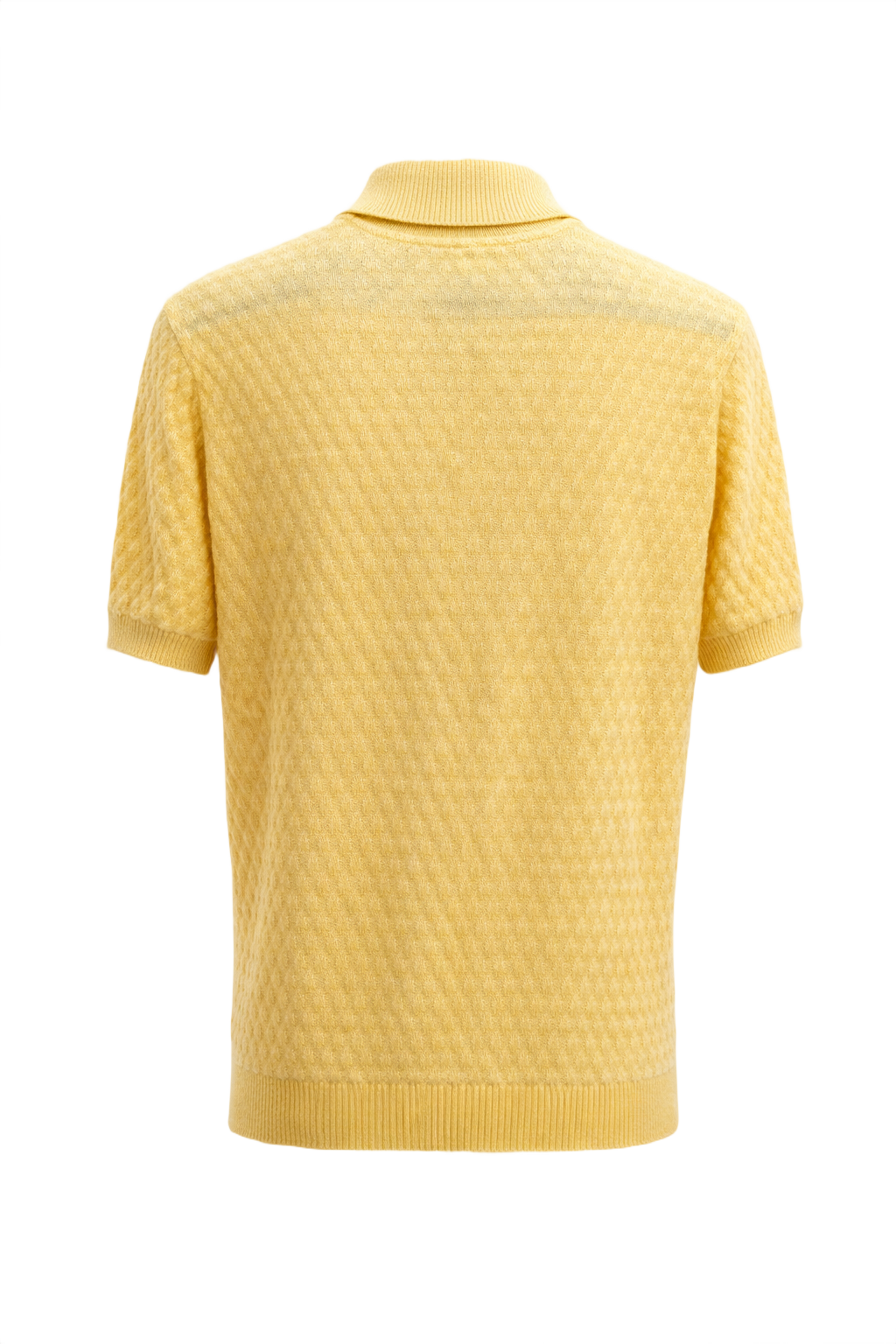 1960s Yellow Cotton Polo - Back View
