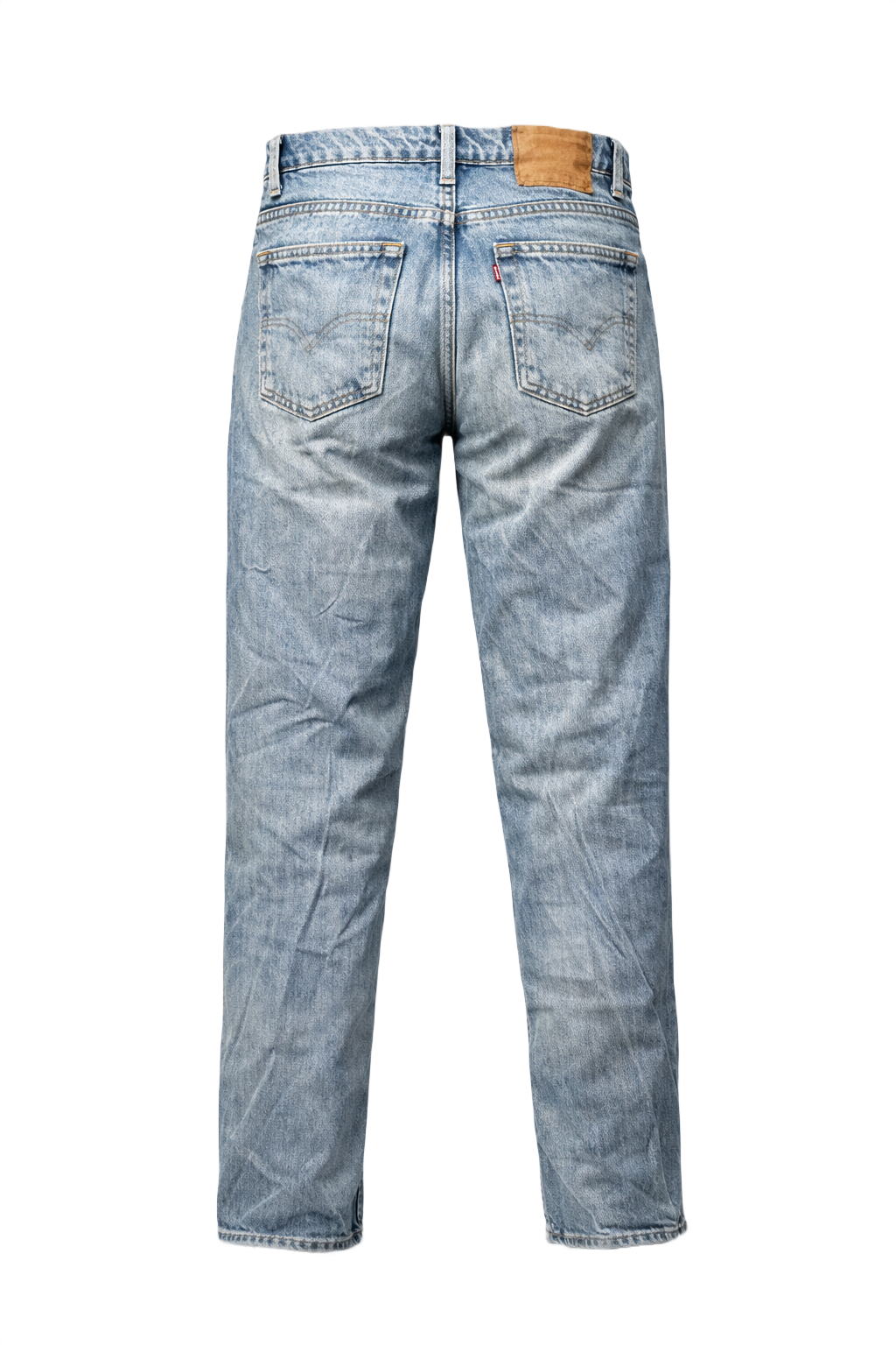 1990s Light Blue Denim Jeans - Back View
