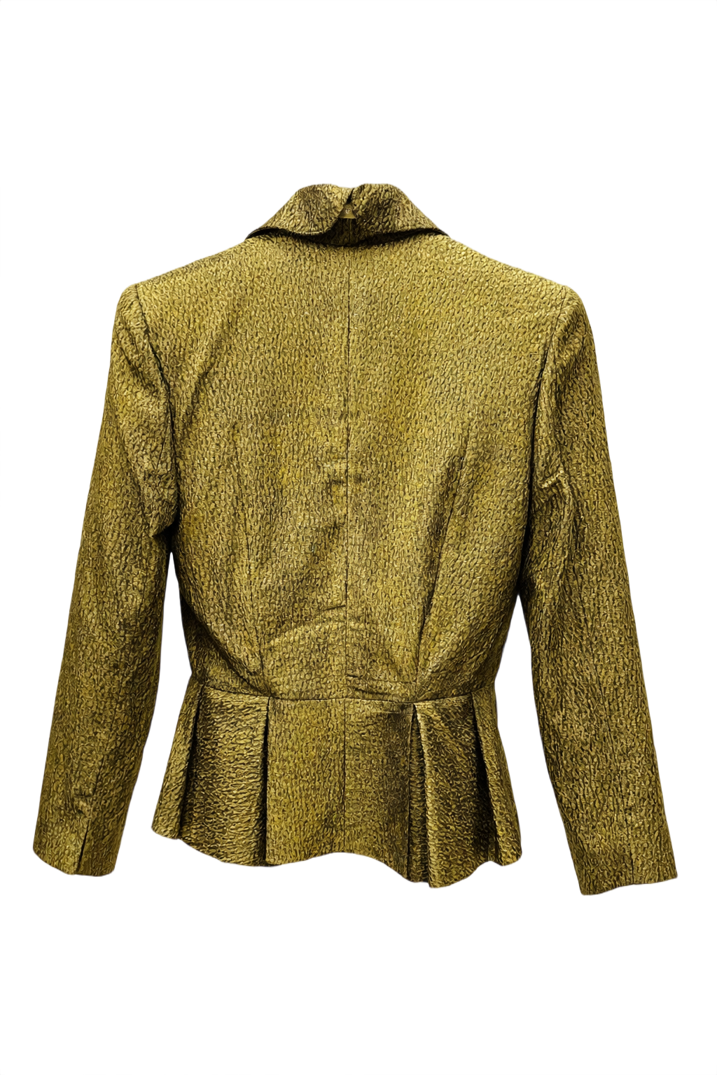 1980s Gold Unknown Blazer - Back View