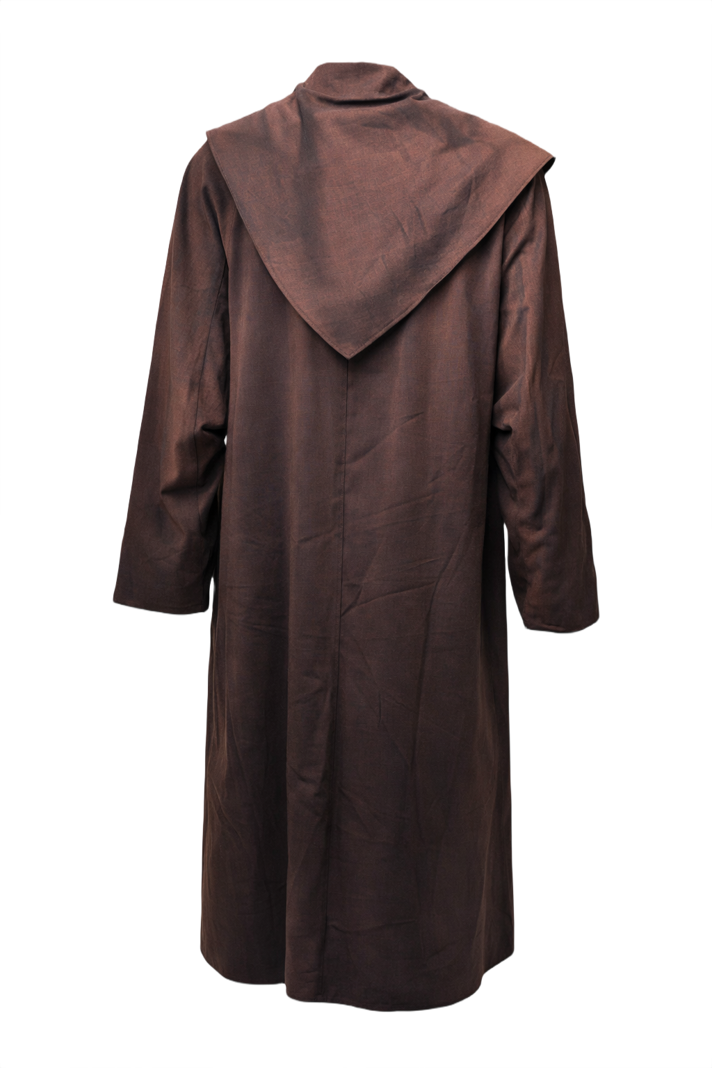 1980s Brown Cotton Coat - Back View