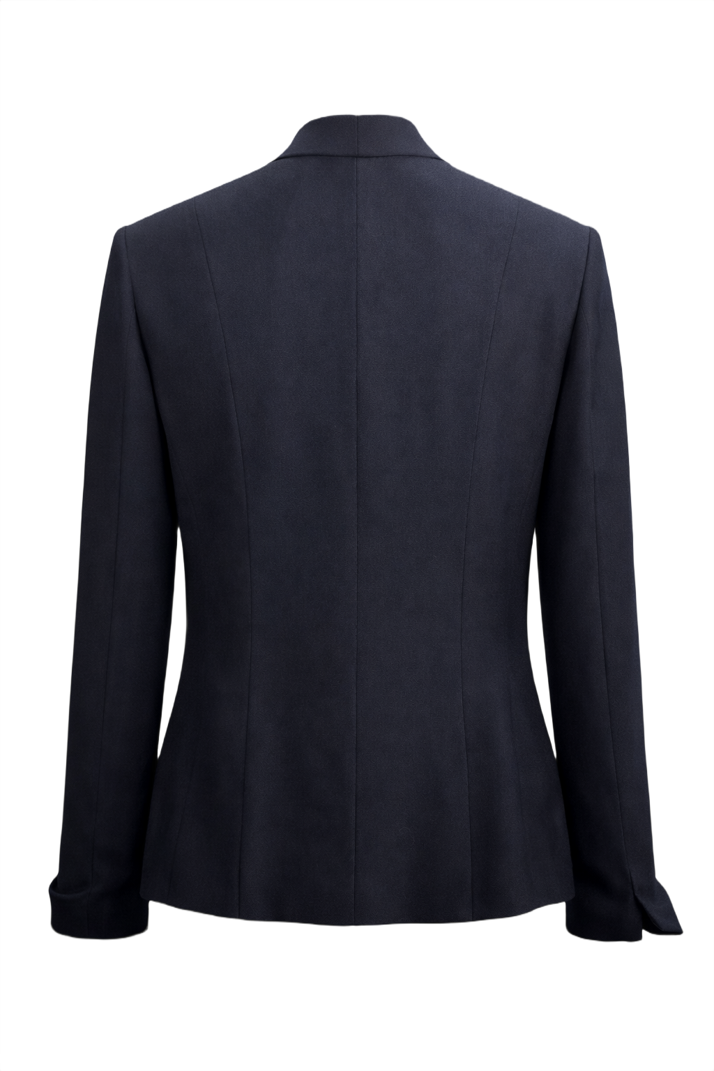 1980s Navy Blue Blazer - Back View