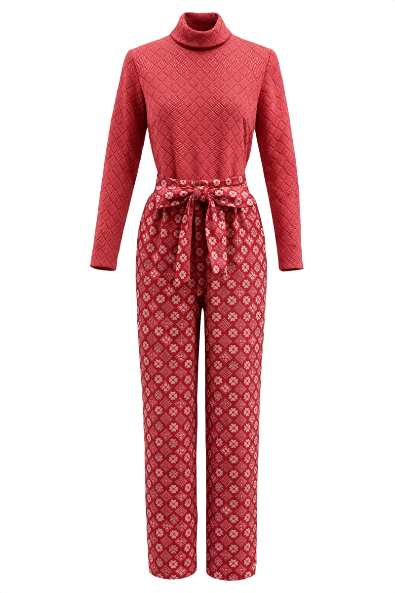 1960s Red Unknown Dress - Front View