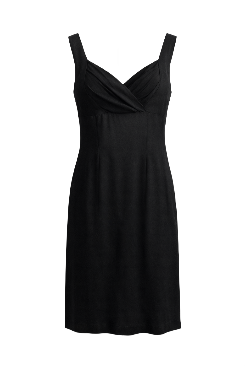 1990s Black Unknown Dress - Front View