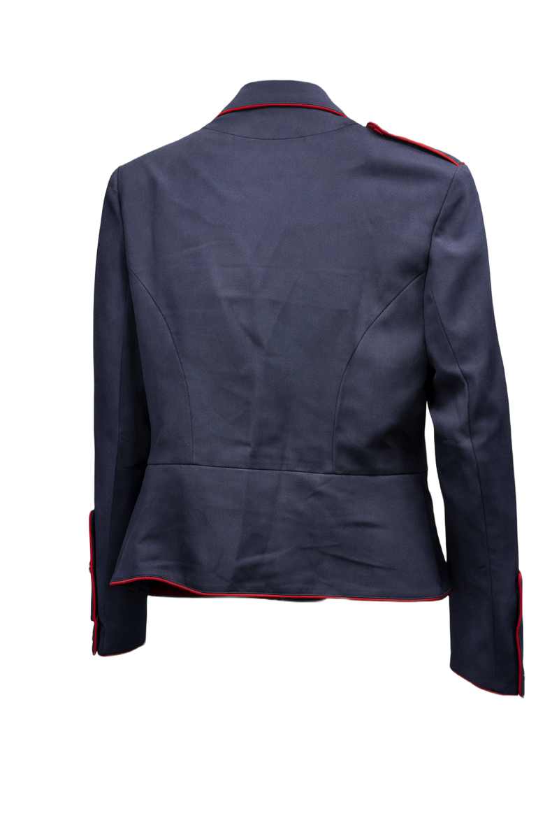 1990s Navy Blue Cotton Jacket - Back View