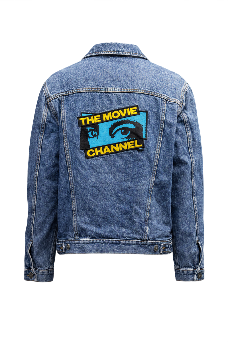 1990s Blue Denim Jacket - Back View