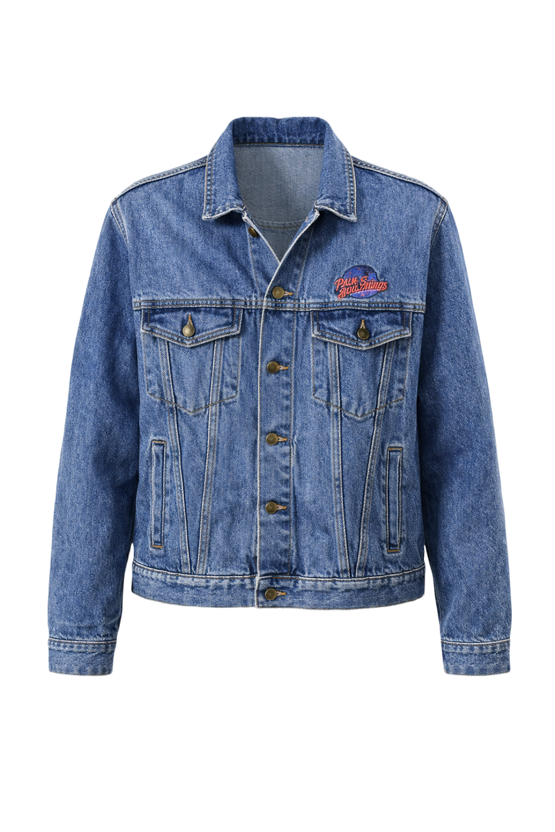 1990s Blue Denim Jacket - Front View