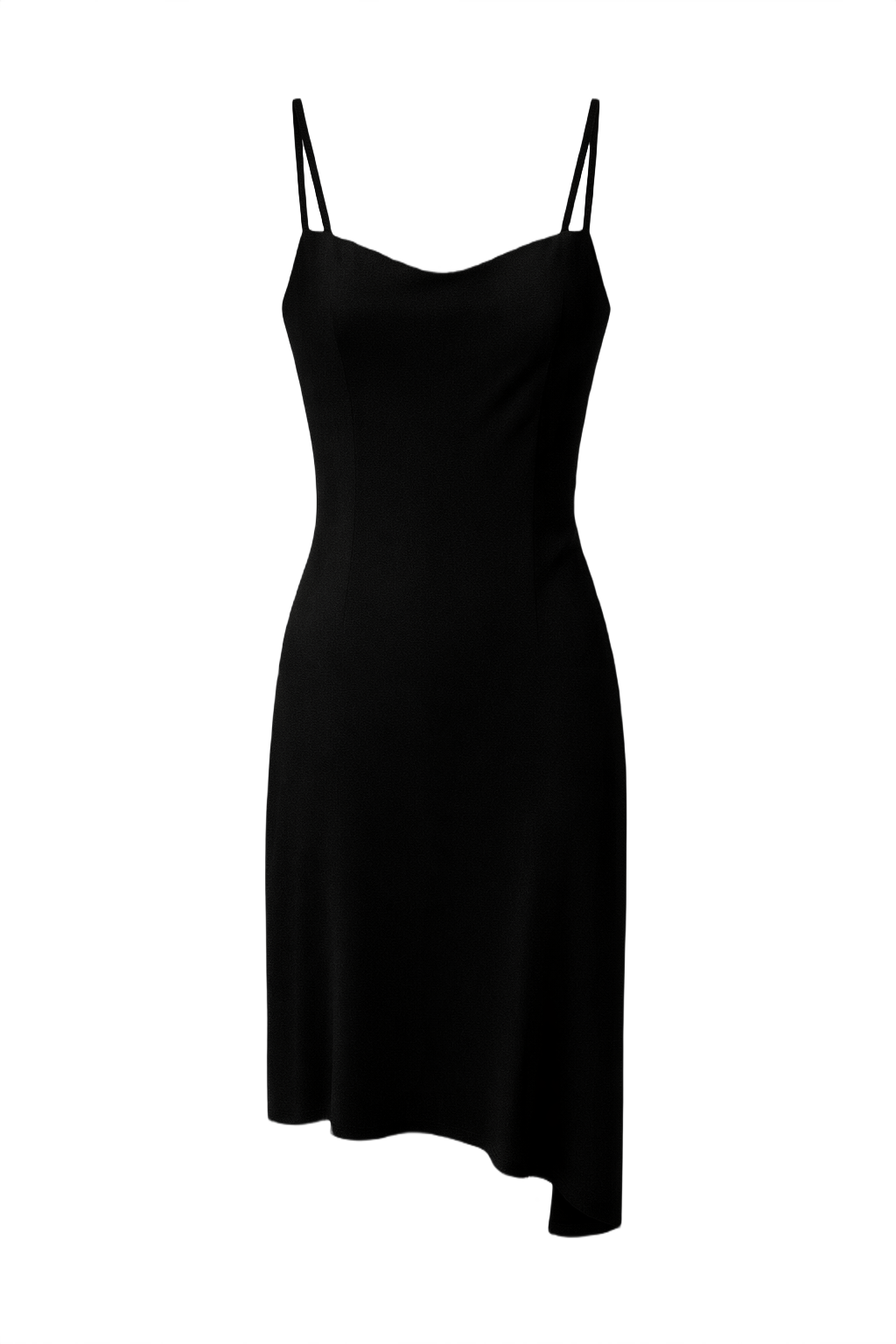 1990s Black Unknown Dress - Front View