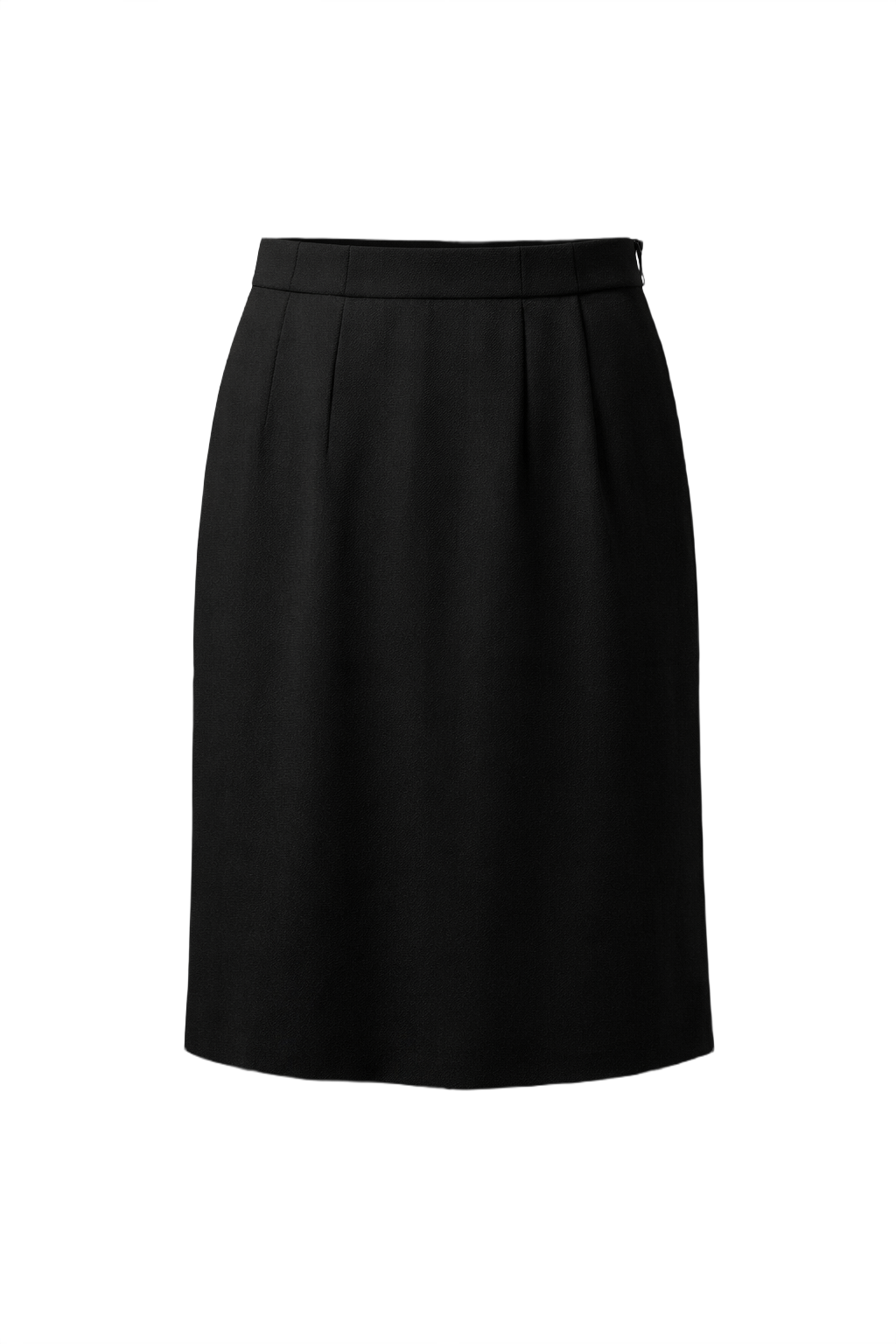 1990s Black Unknown Pleated Skirt - Front View