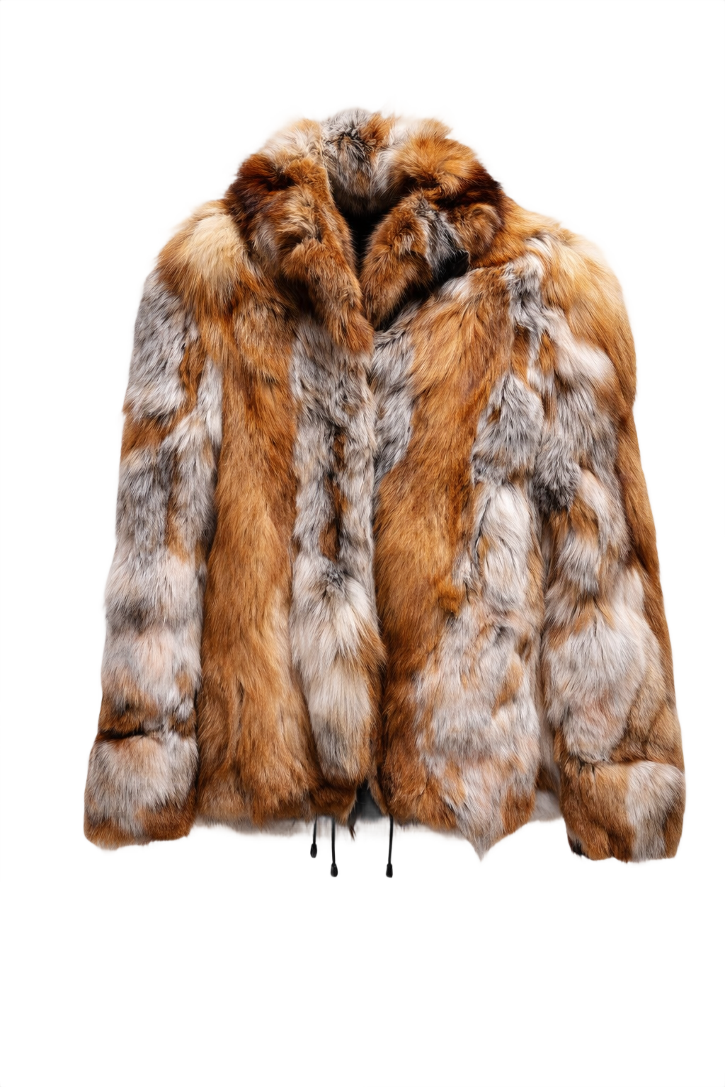 1970s Multi-Colored Fur Fur Coat - Front View