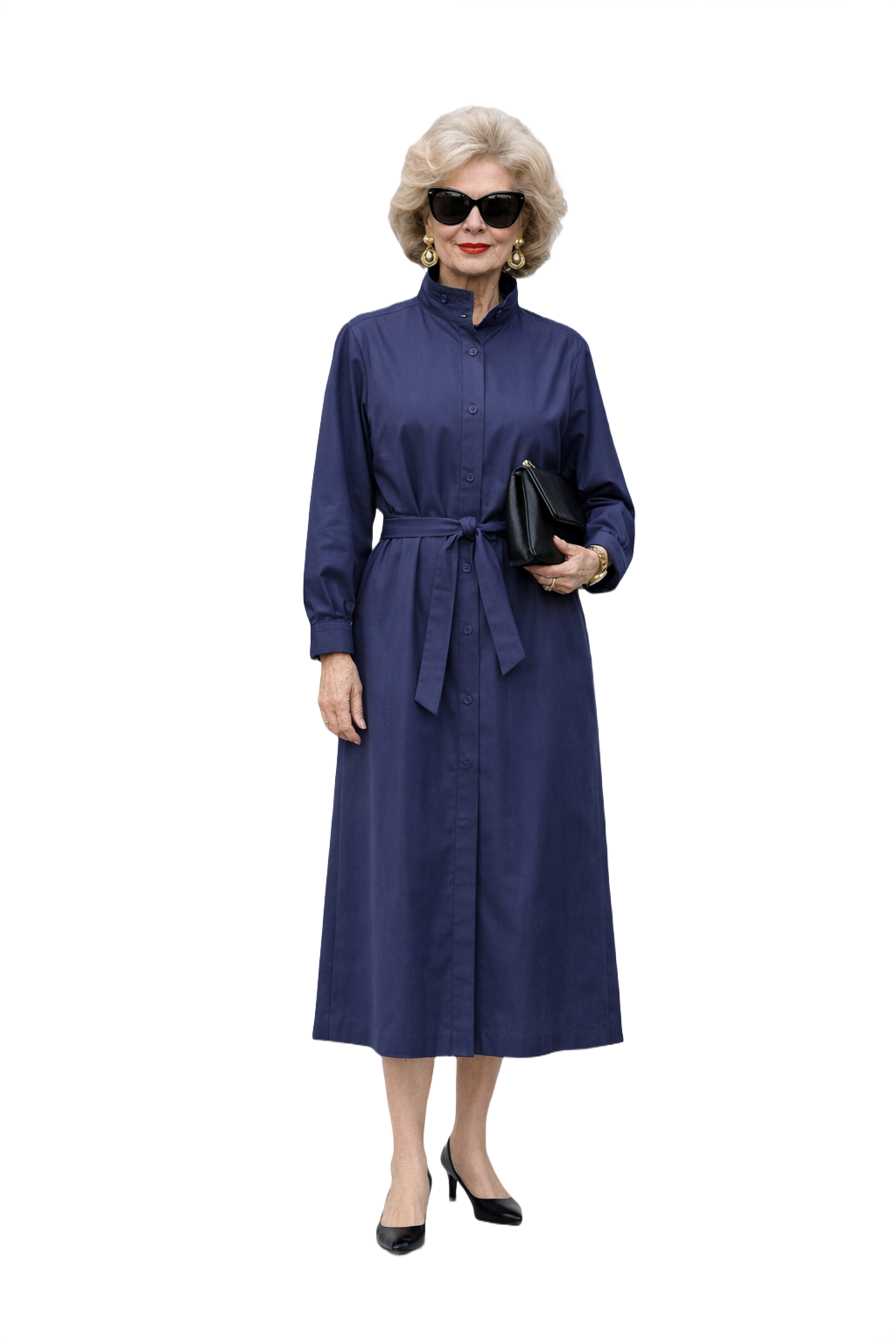 1980s Purple Smooth Coat - Model